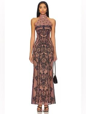 AFRM | Dresses | Afrm Halter Ruffle Maxi Dress | Poshmark